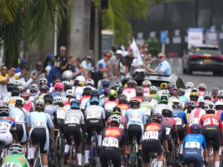 Pelotón v pretekoch žien U23 na MS v cyklistike 2025