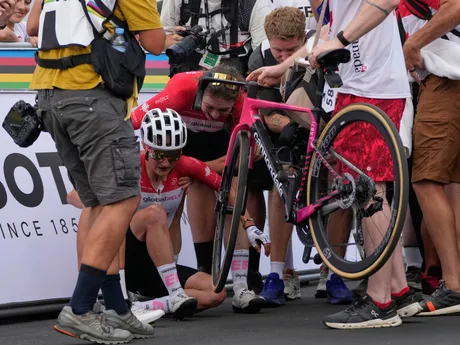 Magdeleine Vallieres Mill na MS v cyklistike 2025.