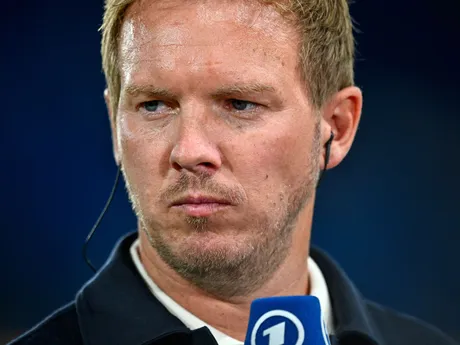 Julian Nagelsmann pred zápasom Slovensko - Nemecko v kvalifikácii MS vo futbale 2026. 