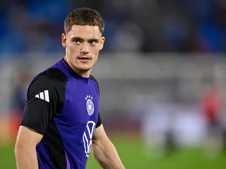 Florian Wirtz pred zápasom Slovensko - Nemecko v kvalifikácii MS vo futbale 2026. 
