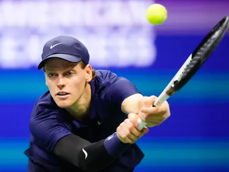 Jannik Sinner, počas semifinále na US Open 2025.