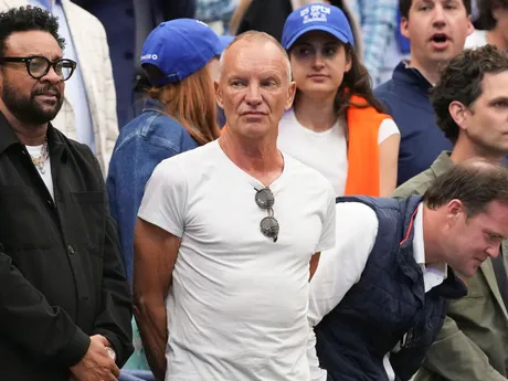 Sting počas finále dvojhry na US Open 2025.