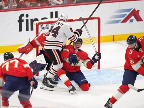 Momentka zo zápasu Florida - Chicago