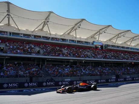 Max Verstappen počas Veľkej ceny USA 2025.