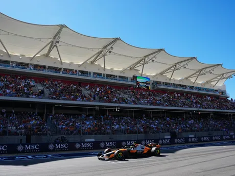 Lando Norris počas Veľkej ceny USA 2025.