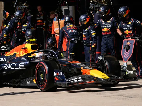 Yuki Tsunoda počas Veľkej ceny USA 2025.