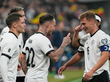 David Raum počas zápasu Nemecko - Luxembursko.