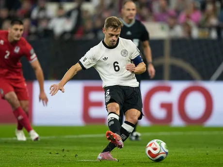 Joshua Kimmich počas zápasu Nemecko - Luxembursko.