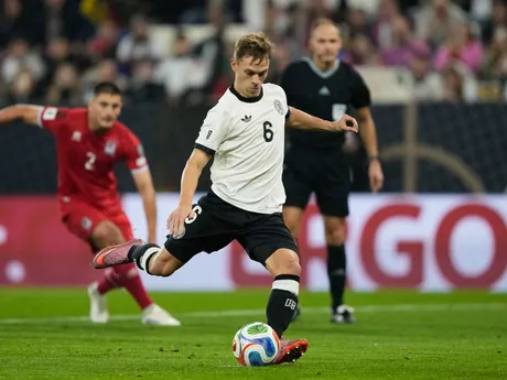 Joshua Kimmich počas zápasu Nemecko - Luxembursko.