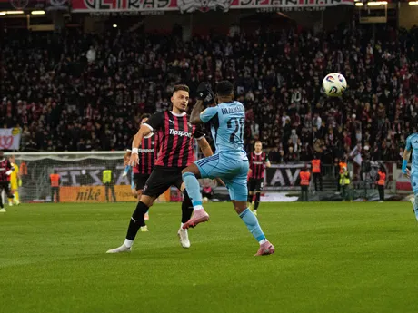 Fotka z derby FC Spartak Trnava - ŠK Slovan Bratislava.