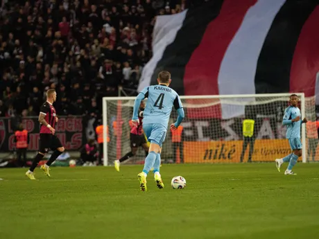 Fotka z derby FC Spartak Trnava - ŠK Slovan Bratislava.