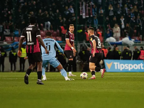 Fotka z derby FC Spartak Trnava - ŠK Slovan Bratislava.