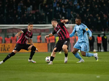 Fotka z derby FC Spartak Trnava - ŠK Slovan Bratislava.