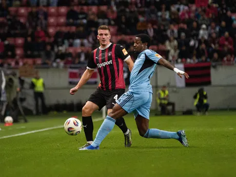 Fotka z derby FC Spartak Trnava - ŠK Slovan Bratislava.