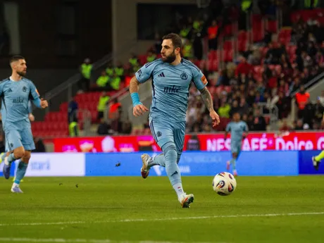 Fotka z derby FC Spartak Trnava - ŠK Slovan Bratislava.