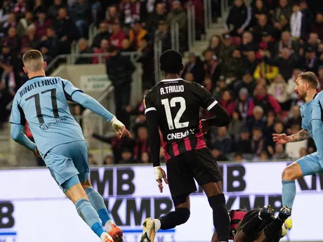 Fotka z derby FC Spartak Trnava - ŠK Slovan Bratislava.