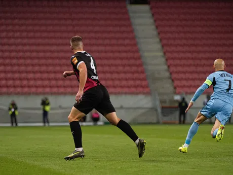 Fotka z derby FC Spartak Trnava - ŠK Slovan Bratislava.