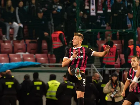 Fotka z derby FC Spartak Trnava - ŠK Slovan Bratislava.
