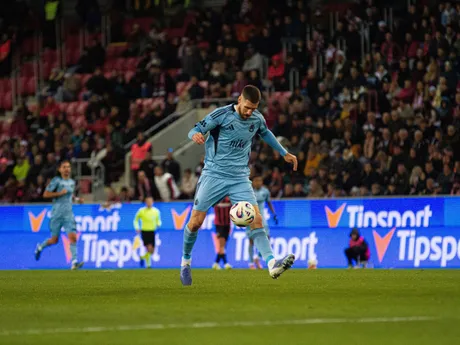 Fotka z derby FC Spartak Trnava - ŠK Slovan Bratislava.