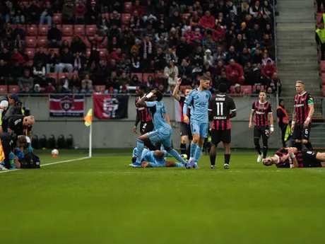 Fotka z derby FC Spartak Trnava - ŠK Slovan Bratislava.