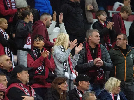 Fotka z derby FC Spartak Trnava - ŠK Slovan Bratislava.