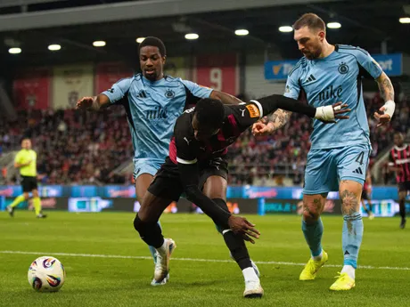 Fotka z derby FC Spartak Trnava - ŠK Slovan Bratislava.