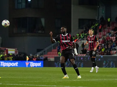 Fotka z derby FC Spartak Trnava - ŠK Slovan Bratislava.