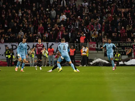 Fotka z derby FC Spartak Trnava - ŠK Slovan Bratislava.