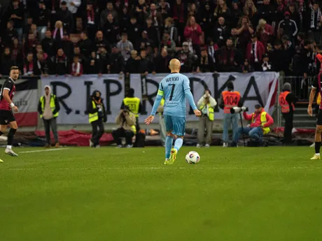 Fotka z derby FC Spartak Trnava - ŠK Slovan Bratislava.