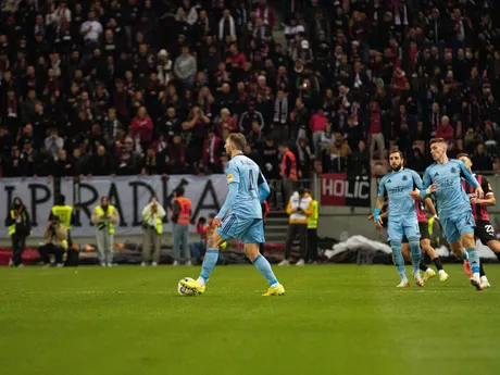 Fotka z derby FC Spartak Trnava - ŠK Slovan Bratislava.