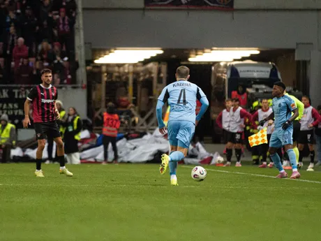 Fotka z derby FC Spartak Trnava - ŠK Slovan Bratislava.
