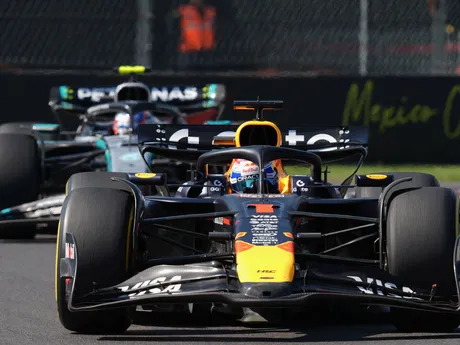 Max Verstappen počas Veľkej ceny Mexika 2025.