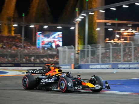 Max Verstappen počas Veľkej ceny Singapuru 2025.