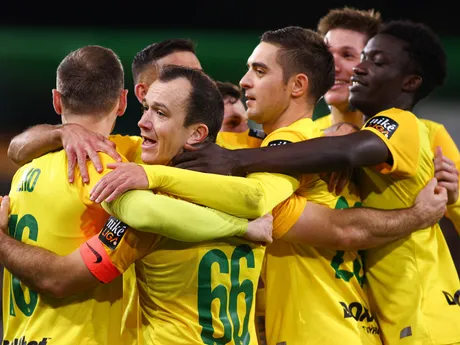 Na snímke radosť hráčov Žiliny z gólu v zápase 13. kola futbalovej Niké ligy medzi FC Tatran Prešov - MŠK Žilina.