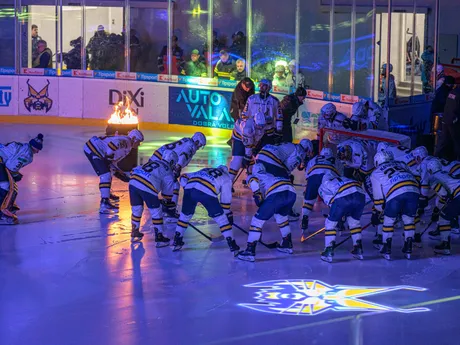 Hokejisti Spišskej Novej Vsi pred zápasom 24. kola hokejovej Tipsport ligy HK Spišská Nová Ves - HC Slovan Bratislava