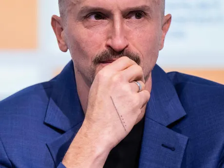 Na snímke nový tréner mužskej volejbalovej reprezentácie SR Michal Masný počas tlačovej konferencie k predstaveniu nových reprezentačných trénerov 10. novembra 2025 v Bratislave.