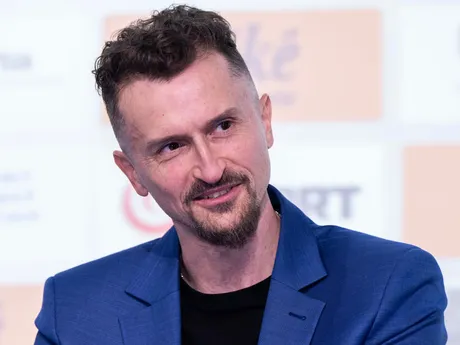 Na snímke nový tréner mužskej volejbalovej reprezentácie SR Michal Masný počas tlačovej konferencie k predstaveniu nových reprezentačných trénerov 10. novembra 2025 v Bratislave.