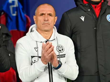 Tréner Francesco Calzona (Slovensko) pred zápasom A- skupiny európskej časti kvalifikácie MS2026 Nemecko - Slovensko.