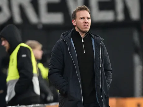 Tréner Nemecka Julian Nagelsmann počas zápasu A- skupiny európskej časti kvalifikácie MS2026 Nemecko - Slovensko.