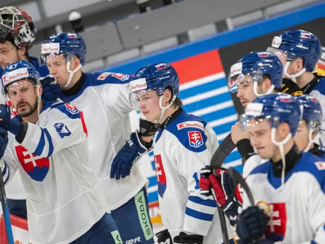 Na snímke slovenskí hokejisti po prehre s Nemeckom 3:0 po hokejovom zápase Nemeckého pohára Nemecko - Slovensko v nemeckom Landshute 9. novembra 2025. FOTO TASR - Martin Baumann

- šport
- hokej
- Landshut 
- Nemecký
- pohár 
- turnaj
- slovaciká
- muži
- Nemecko
- Slovensko