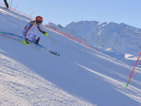 Lena Dürrová počas slalomu žien v rakúskom Gurgli. 