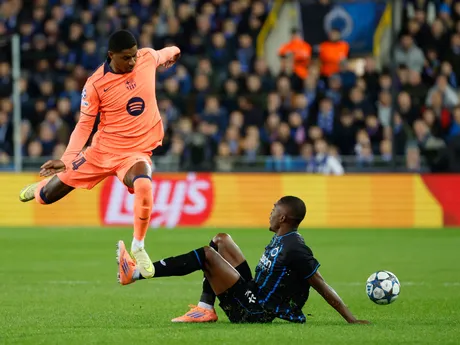 Marcus Rashford počas zápasu Bruggy - Barcelona v 4. kole Ligy majstrov.