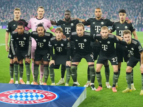 Bayern Munich počas zápasu Arsenal - Bayern.