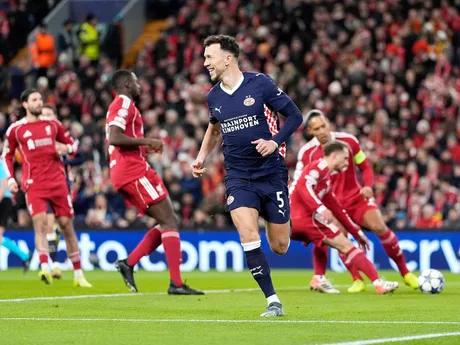 Ivan Perisic počas zápasu Liverpool - PSV.
