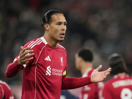 Virgil van Dijk  počas zápasu Liverpool - PSV.