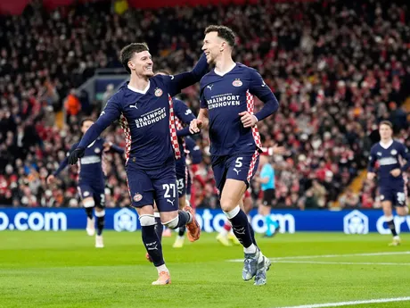 Ivan Perisic  počas zápasu Liverpool - PSV.