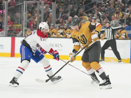 Josh Anderson (17) počas zápasu NHL Vegas - Montreal.