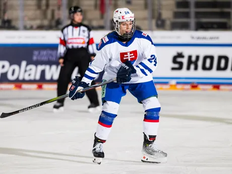 Slovenské hokejistky počas zápasu Slovensko - Francúzsko na Nemeckom pohári žien 2025.