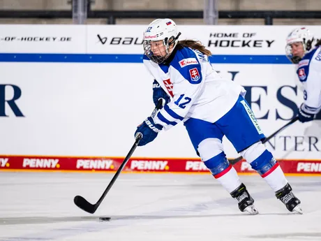 Fotka zo zápasu žien Slovensko - Maďarsko na Nemeckom pohári 2025.