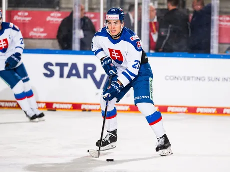 Sebastián Čederle v zápase Slovensko - Rakúsko